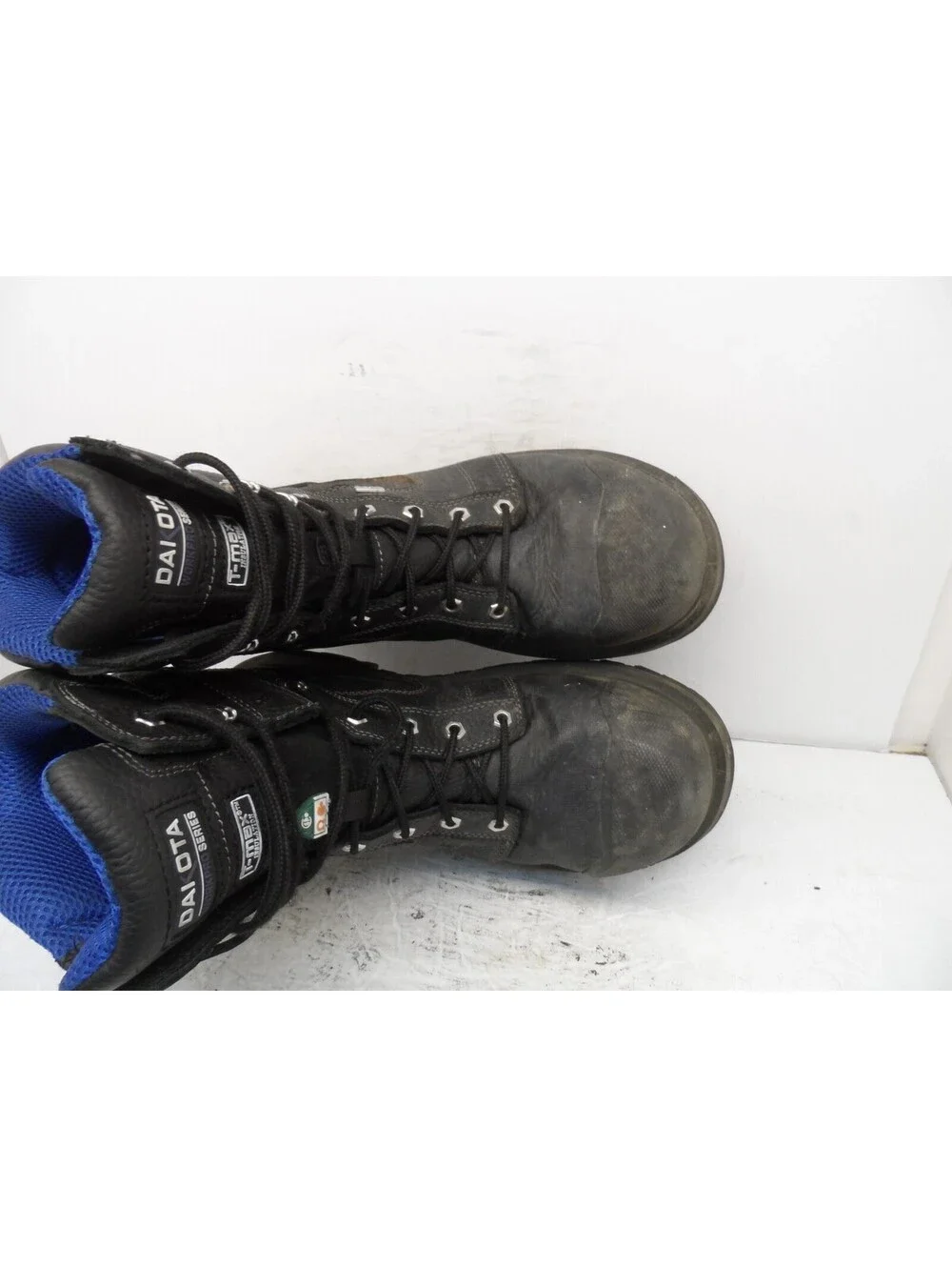 DAKOTA Men's 8” 557 STCP HD3 Vibram Work Boots Black Size 11M